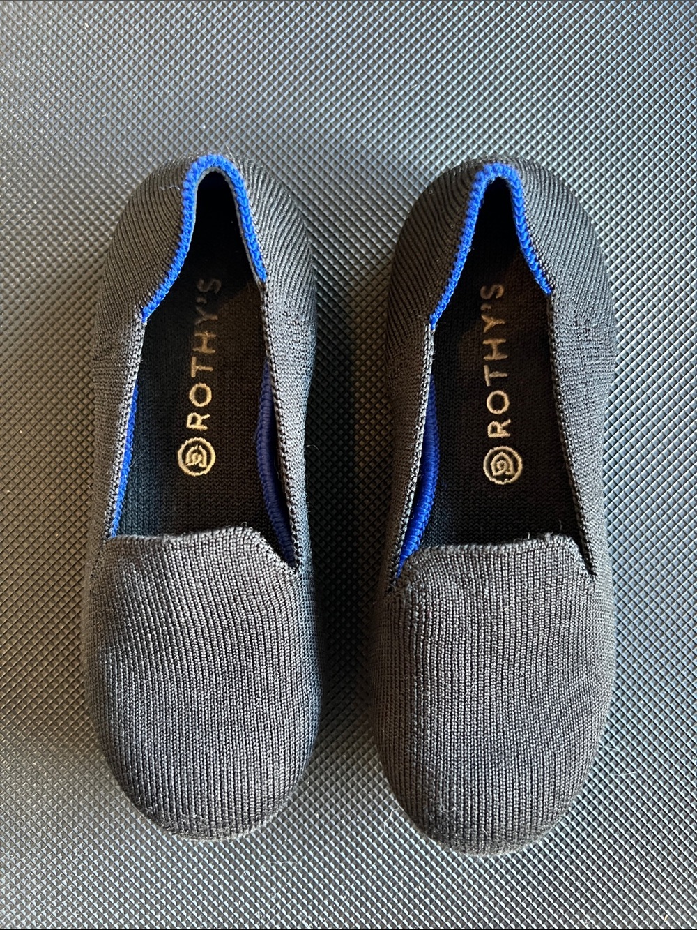 Rothy's Kids Black Slip-On Knit Loafers Size 11